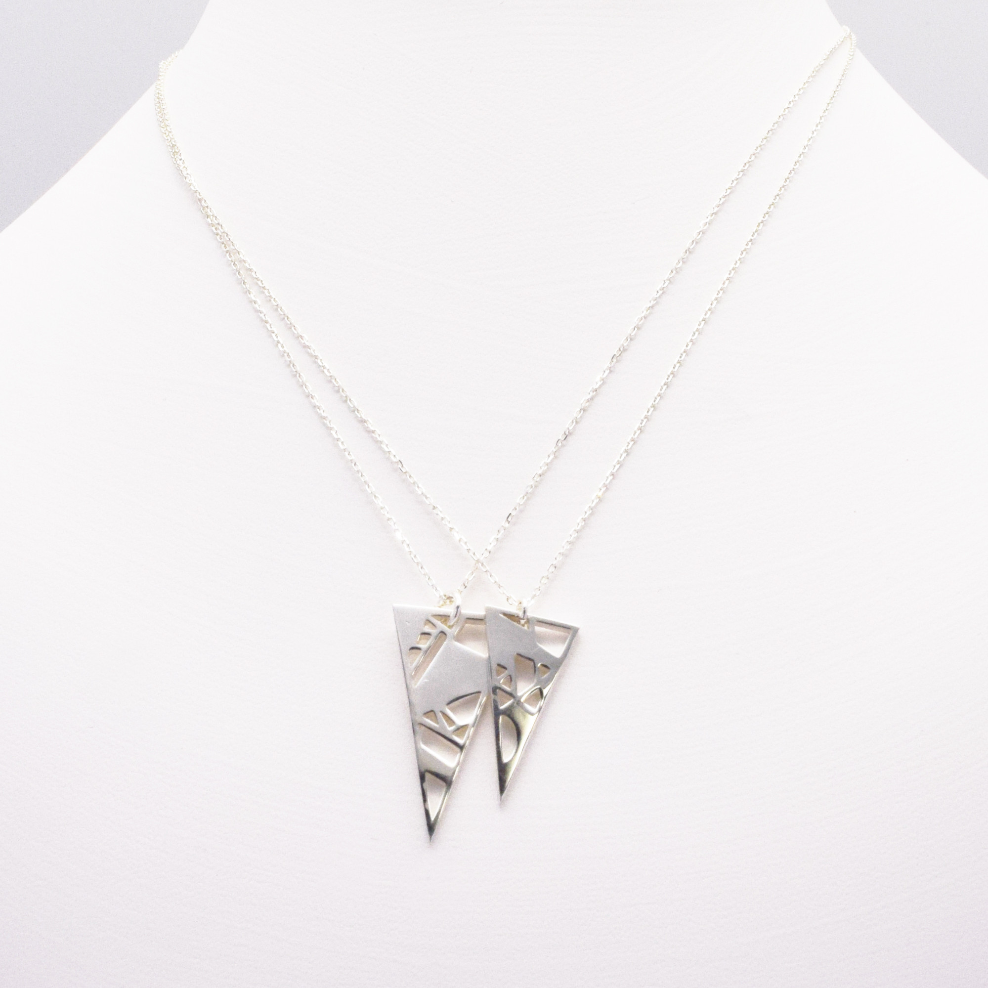 j00000096 永遠 ver.1/ver.2 シンプルタイプレイヤードセットサイズ パーツなし ネックレス シルバー