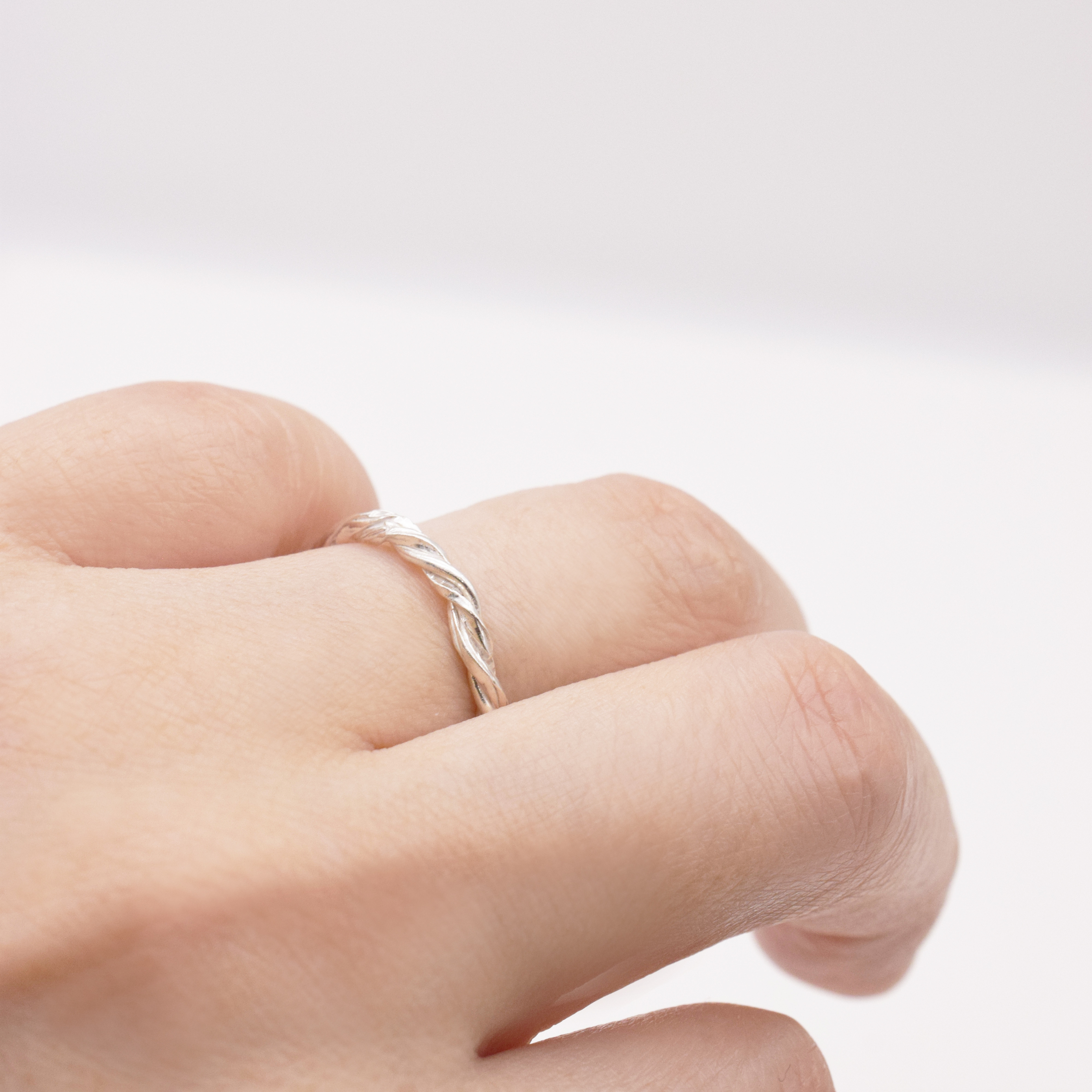 j00000085 mixedwires ver.1 シンプルタイプベーシックサイズ パーツなし リング シルバー