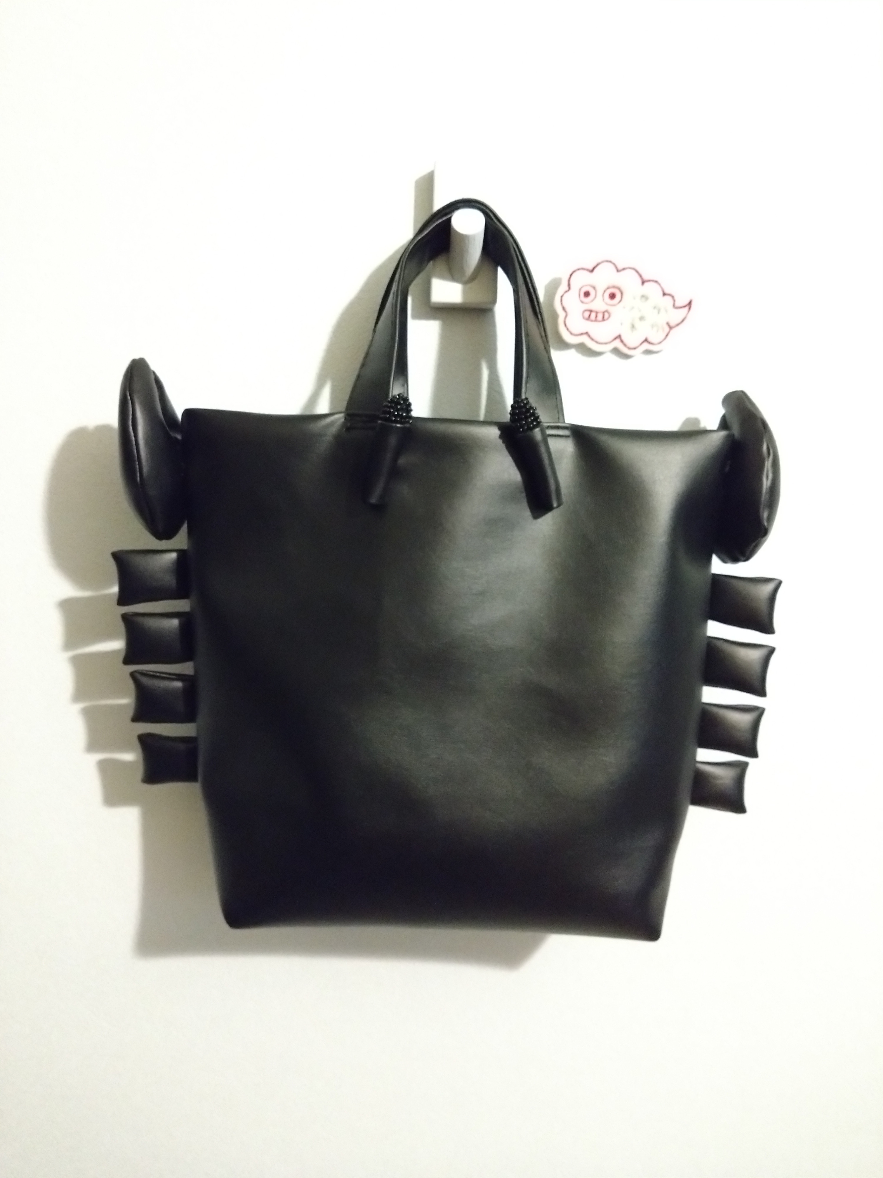 オーダー受注品★カニバッグ★ブラック