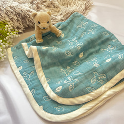 おぶちゃん様❤ハンドメイド　可愛いテディベア　6重ガーゼケット　ブランケット おぶちゃん様ハンドメイド 可愛いテディベア 6重ガーゼケット