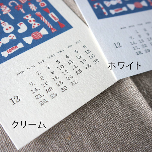 2025 カレンダー ＜ ポストカードサイズ ＞ カレンダー heaven