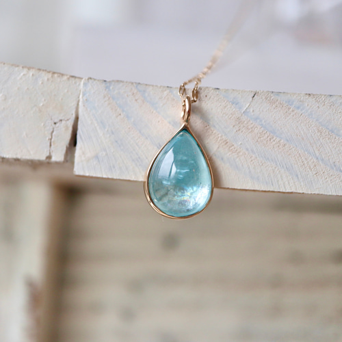 ⚫︎M様お取置き K10[人魚のaquamarine]pt ペンダントトップ STUDIO