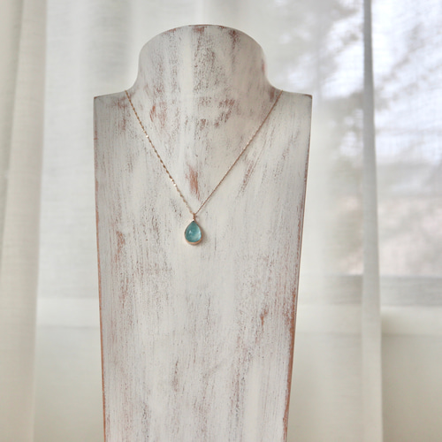 ⚫︎M様お取置き K10[人魚のaquamarine]pt ペンダントトップ STUDIO