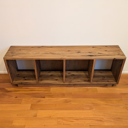 【rastic lowboard　w140cm】サイズオーダー可能　テレビボード/テレビ台/本棚/収納棚 7枚目の画像