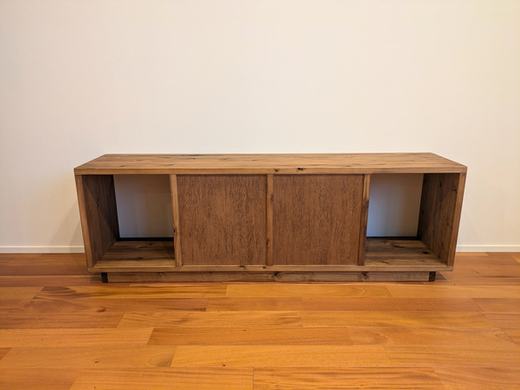 【rastic lowboard　w140cm】サイズオーダー可能　テレビボード/テレビ台/本棚/収納棚 12枚目の画像