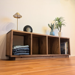 【rastic lowboard　w140cm】サイズオーダー可能　テレビボード/テレビ台/本棚/収納棚 3枚目の画像