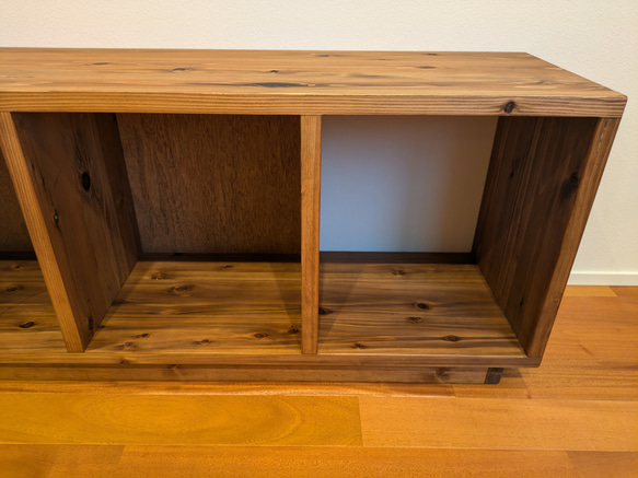 【rastic lowboard　w140cm】サイズオーダー可能　テレビボード/テレビ台/本棚/収納棚 9枚目の画像