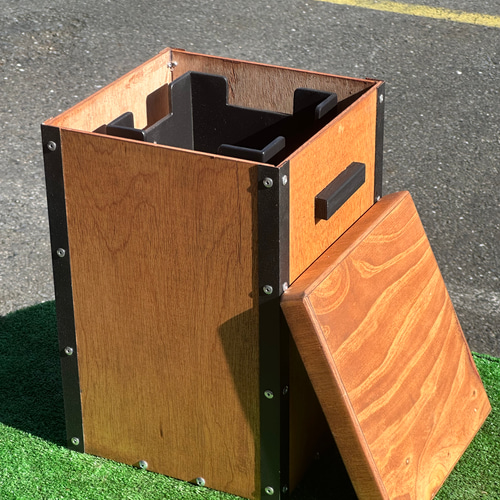 専用木箱付き BBQコンロ ソロストーブ FIRE PIT Castle ブルー