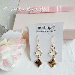 ♥︎♥︎♥︎がちゃぴん様♥︎♥︎♥︎ 大ぶりピアス　ハンドメイドピアス ハンドメイドピアス ピアス（フック・チェーン） m shop 通販