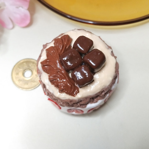 可愛い生チョコケーキ フェイクスイーツ スイーツデコ その他 可愛い生チョコケーキ フェイクスイーツ スイーツデコ その他