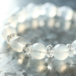 ブラジル産モリオン&ブラジル産高品質本水晶ブレス ブレスレット Himal