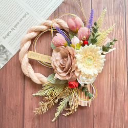 しめ縄　お正月飾り　しめ縄リース新年　No.5 しめ縄 お正月飾り しめ飾り しめ縄リース リース 玄関飾り 正月