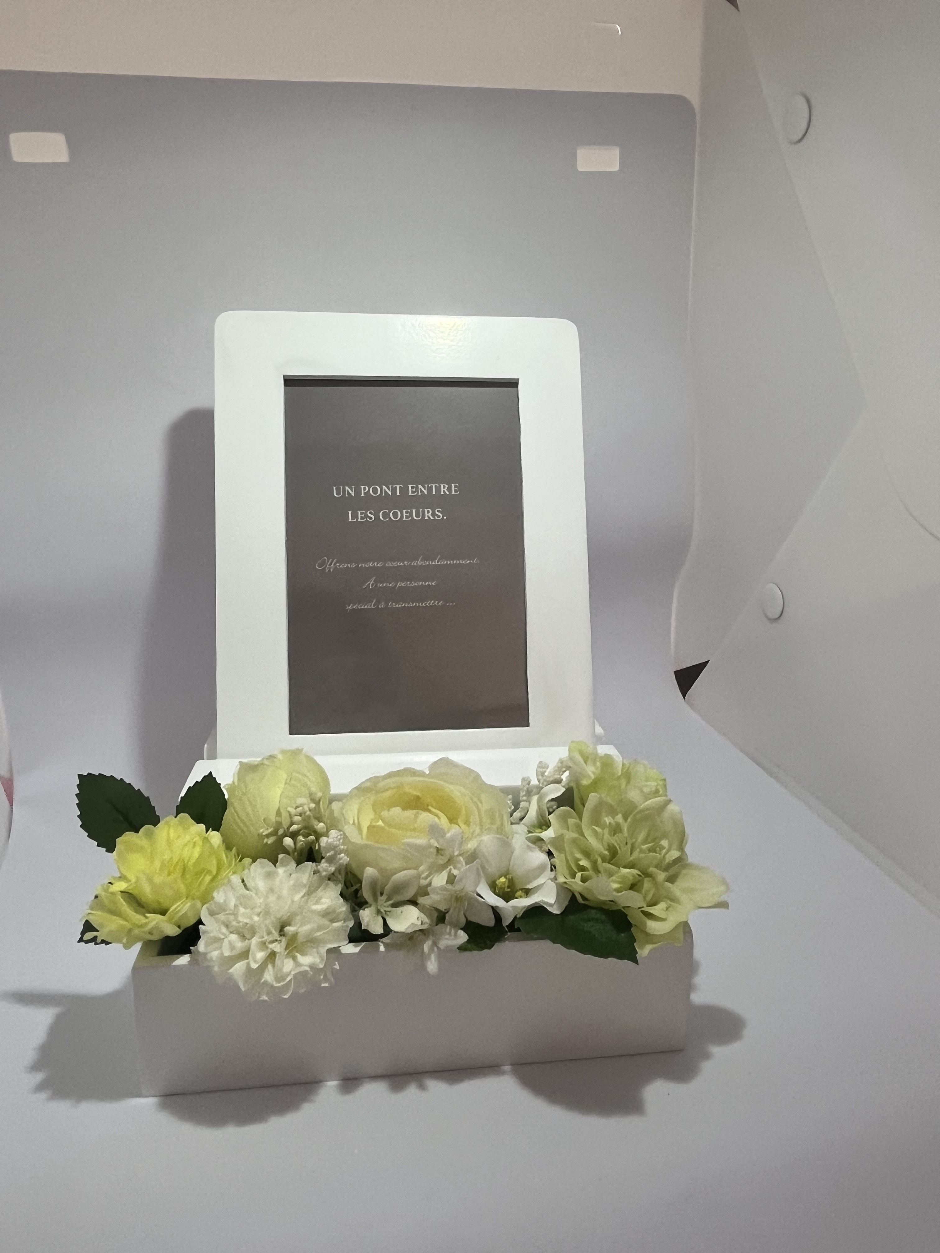 フラワーフォトフレームナチュラル