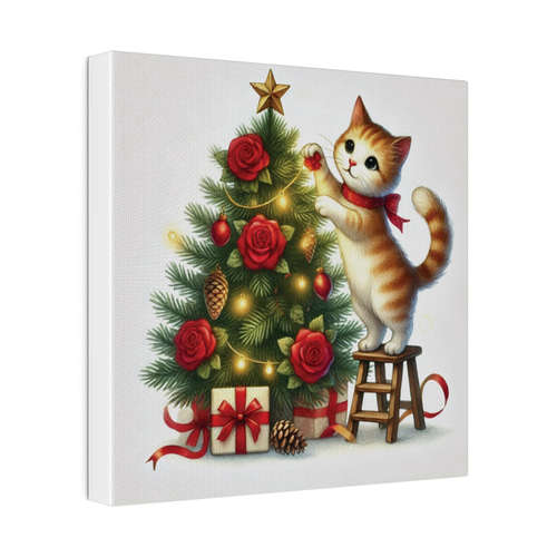 みい様　ご予約　　クリスマス 猫ちゃんパネル生地　ハンドメイド みい様 ご予約 クリスマス 猫ちゃんパネル生地 ハンドメイド