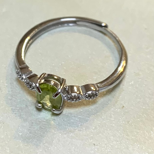 ミネラルマルシェフェア˚✧₊⁎稀少石ライムスフェーン フリーリング