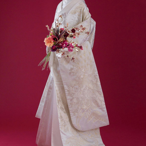 大人モダンブーケ アーティフィシャルフラワー 胡蝶蘭 ダリア 人気色