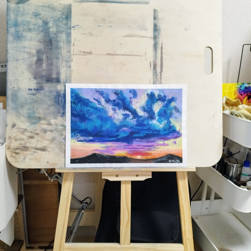 Oil pastel/オイルパステル/パステル画/パステルアート/原画 Oil pastel/オイルパステル/パステル画/パステルアート/原画
