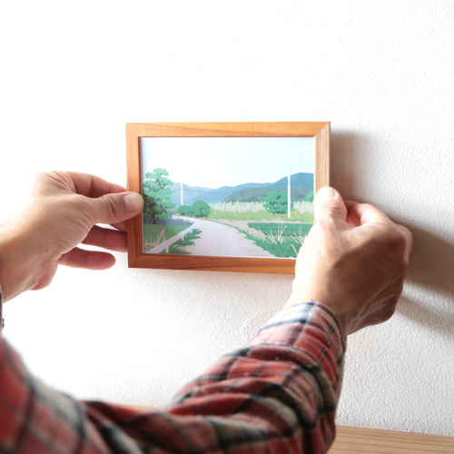 ポストカードサイズ　額縁付き　イラスト Amazon.co.jp: [XYJP] ポストカード 絵本 イラスト イラスト