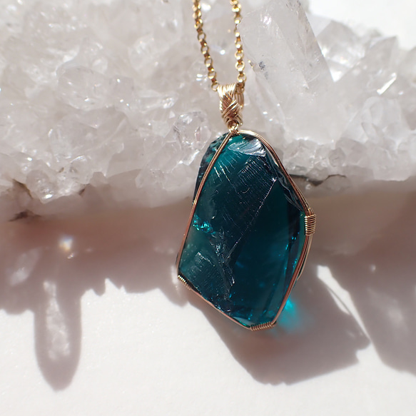 女神巻き®︎アンダラクリスタル《イナンナウィズダム》のペンダント