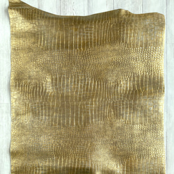 本革クロコ型押し　60×55cm 1枚目の画像