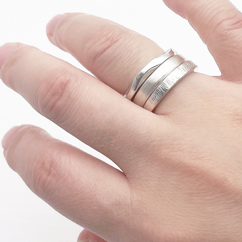 j00000062 snow レイヤードセット シンプルタイプベーシックサイズ パーツなし リング シルバー 32,390円