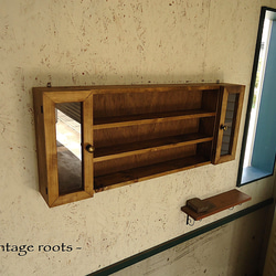 送料無料】 ウォールシェルフ スリム ツリー パイン オーク 壁掛け