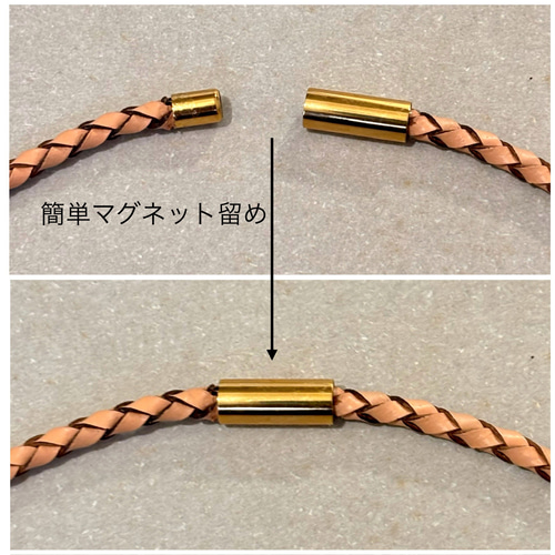 レザーチョーカー サージカルステンレス イナズマ チャーム スネーク 