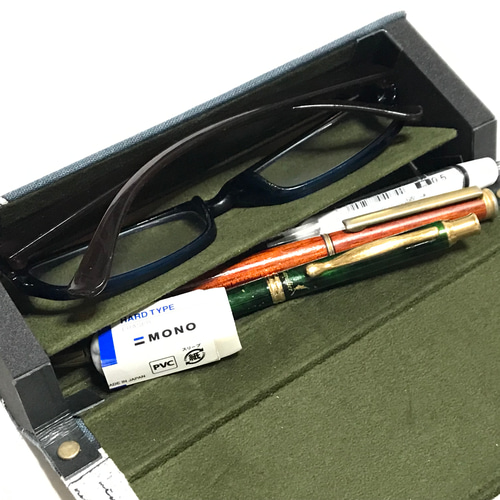 マエストロ メガネケース ペンケース 【当初¥16000→お値下げ
