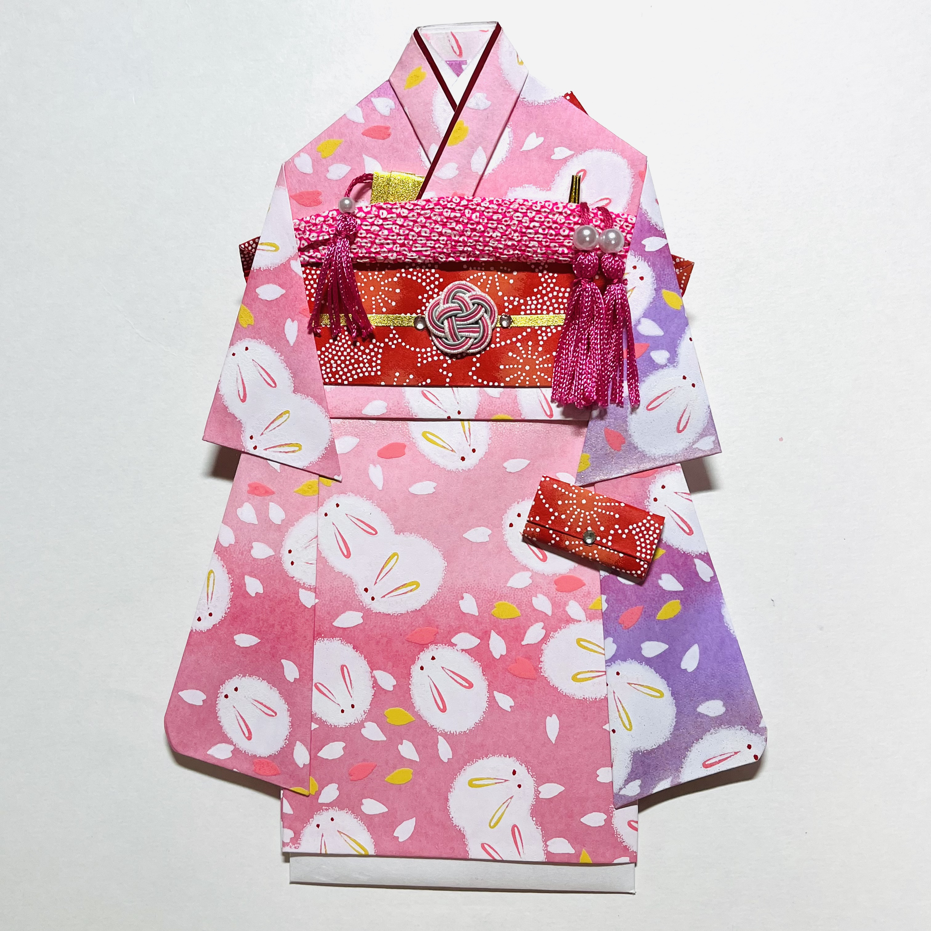 着物のお祝い袋728 ご祝儀袋 うさぎ ご祝儀袋・袱紗（ふくさ