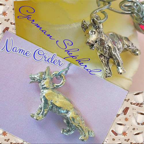 純銀 シルバー AAA ネームオーダーピアスorイヤ−カフ ネックレス