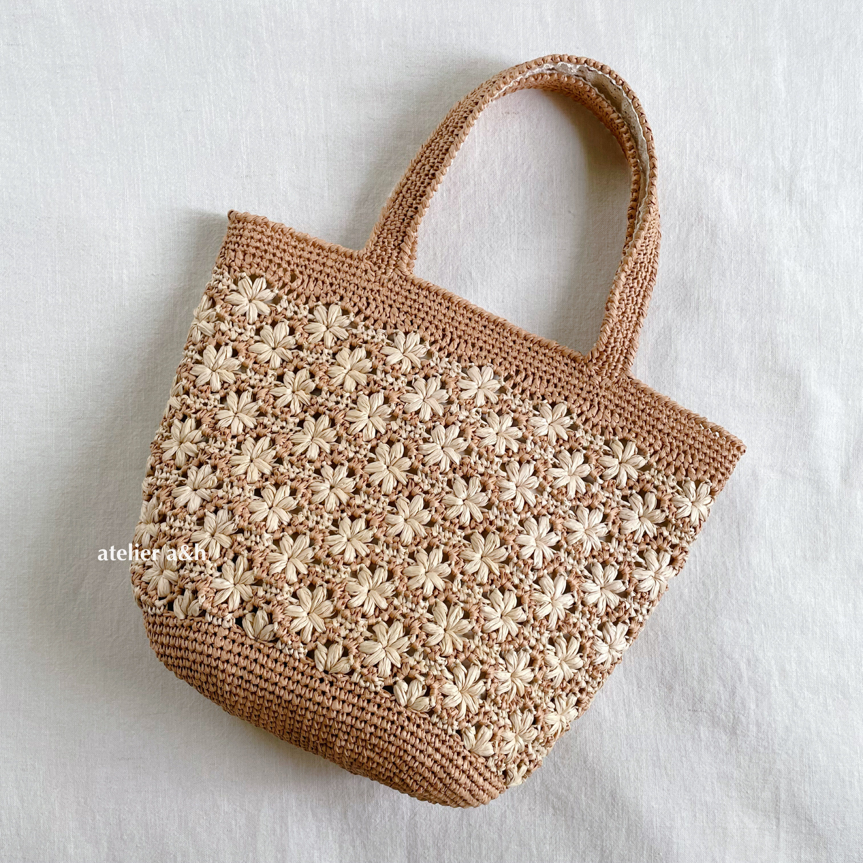 ⚮̈ミナペルホネン tambourine brown まるっこかくれんぼトート