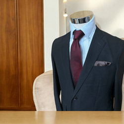 roHERMÈS バーガンディ ネクタイ① HERMÈS バーガンディ ネクタイ①