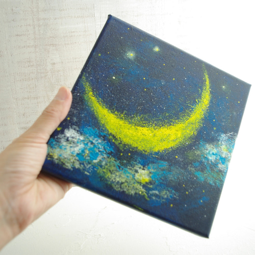 Moonlight 月の絵画　キャンバス　原画 Moonlight 月の絵画 キャンバス 原画 Moonlight 月の絵画