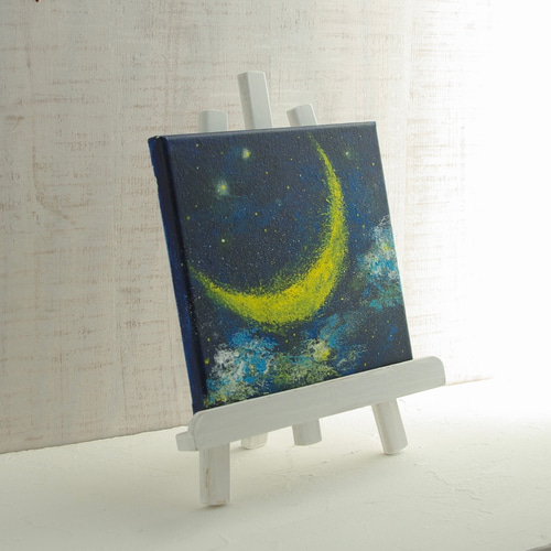Moonlight 月の絵画　キャンバス　原画 Moonlight 月の絵画 キャンバス 原画