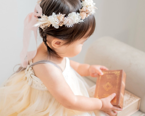 花かんむり　ベビー、キッズ、花嫁、ペット、ドール、結婚式、七五三、ファーストバースデー 114c96627a29cd7ad906e80f3ec396