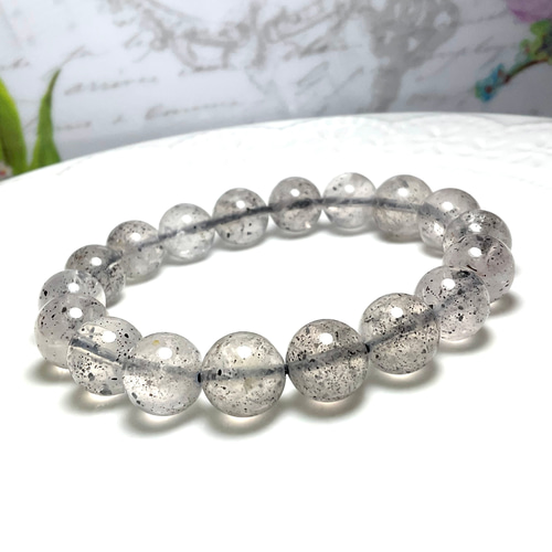 ぽっかぽか❀ロングストロベリークォーツブレスレット❀ 高品質++]カザフスタン産ストロベリークォーツブレスレット（約7.5mm玉