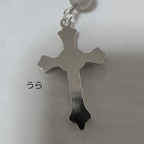 ハンドメイド ビーズネックレス ロザリオ フェアリーグランジ ハンドメイド ビーズネックレス ロザリオ フェアリーグランジ