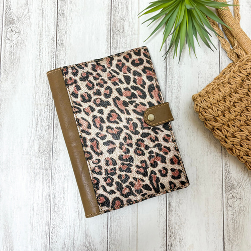 オーダー可能♪ スケジュール帳カバー ブックカバー 迷彩 レオパード