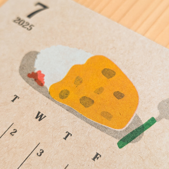 【2025年】卓上おいしいごはんカレンダー【1月・4月始まり】 9枚目の画像