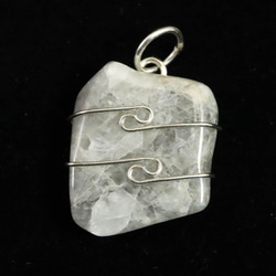 H＆E社フェナカイト ワイヤーラップ ペンダント 3.9g #77299