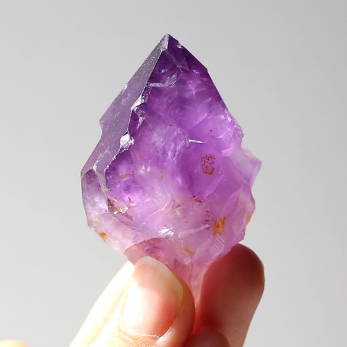 アメジスト ポイント 原石 単結晶 希少 紫水晶 鉱物 天然石 水晶