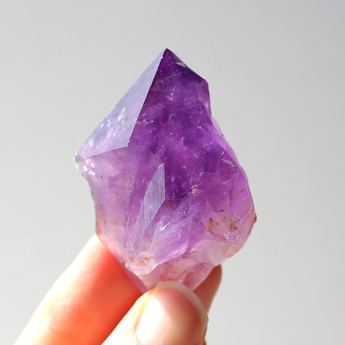 アメジスト ポイント 原石 単結晶 希少 紫水晶 鉱物 天然石 水晶