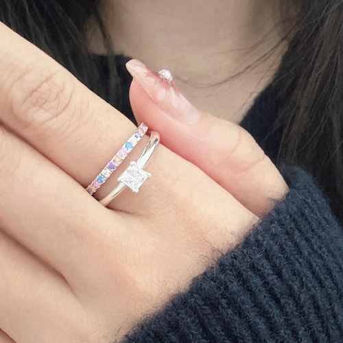 天然石　アミュレット　リング お守りアミュレット♪】ピンキーリング K10ピンクゴールド マルチ