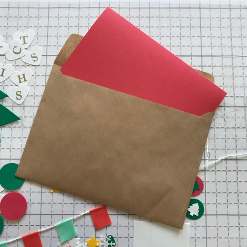 手づくりキット〉クリスマスカード手作りキット☆クラフトパンチ