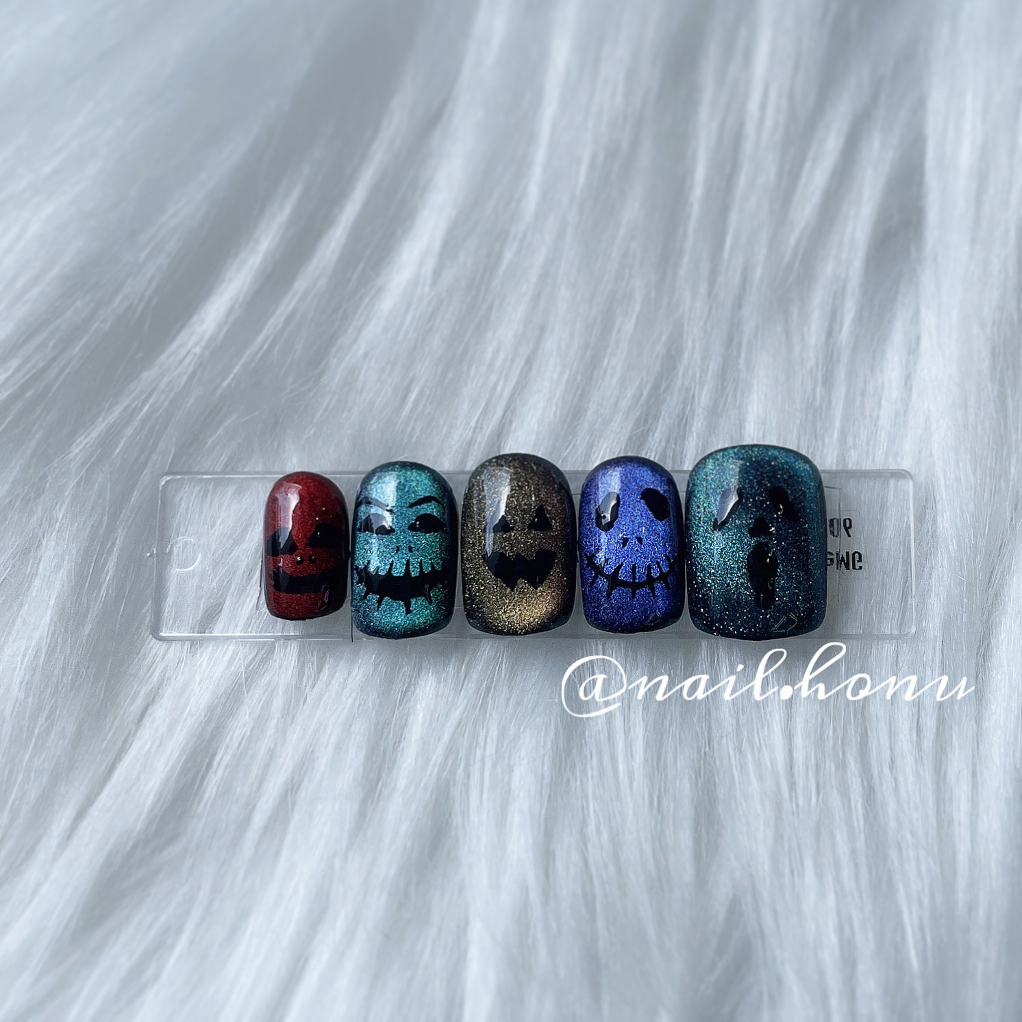 No. 111 マグネットネイル/ハロウィンネイル/落書きネイル