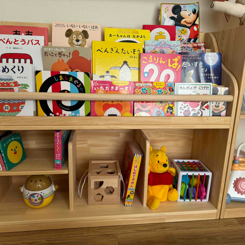 絵本棚、おもちゃ棚セット 120日発送