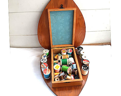 1920年代 ハート型 アメリカ ソーイングボックス 裁縫箱 その他