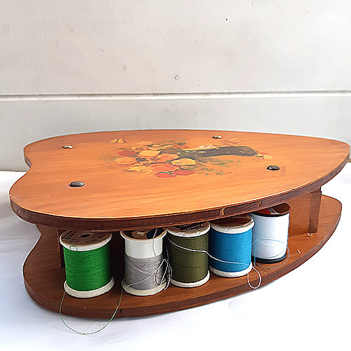 ヴィンテージ　ソーイングボックス　アメリカ製 ヴィンテージ ソーイングボックス アメリカ製 北欧ヴィンテージ チーク