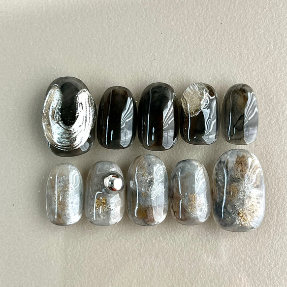 【送料無料】 No.15 シアーブラックグレー/ニュアンス 4枚目の画像