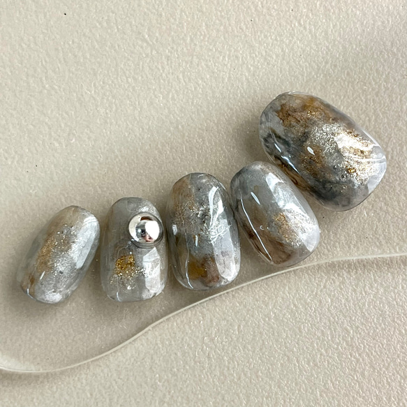 【送料無料】 No.15 シアーブラックグレー/ニュアンス 8枚目の画像